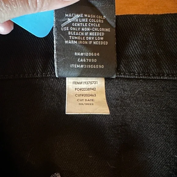 Disney Jack Skellington Black Denim Jacket The Nightmare Before Christmas - Picture 6 of 9